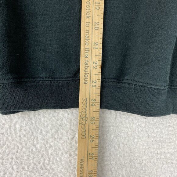 Vintage Football Sweatshirt Size XL Black 90s 4th And Goal Faded Boxy Puff Logo - Picture 13 of 13